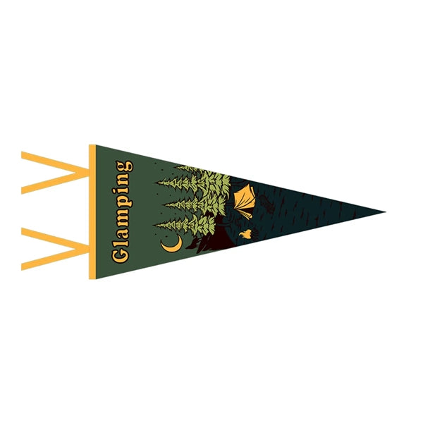 Sublimation Triangle Felt Flag Pennant