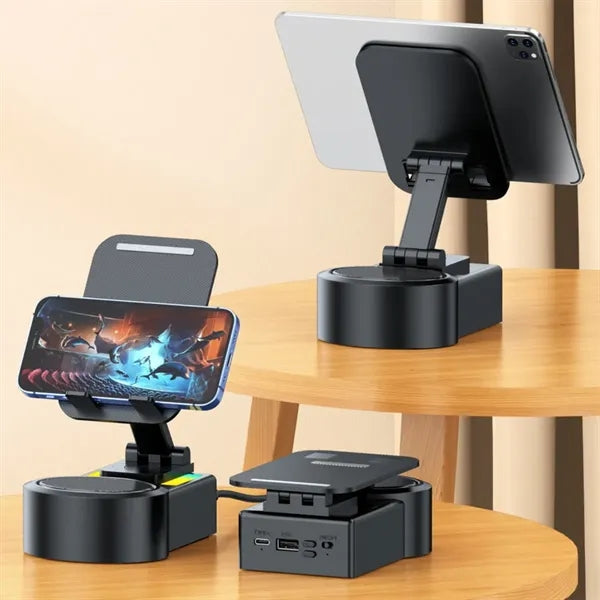 Portable Mobile Phone Holder Wireless Bluetooth Speaker Desk