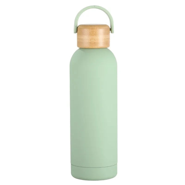 Stainless Steel Bottle with Bamboo Lid
