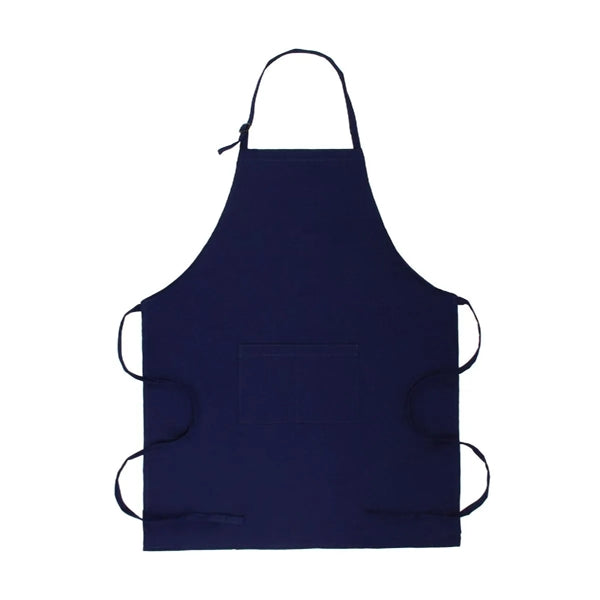 7 OZ. ADJUSTABLE TWILL BIB APRON/ 2-POCKET