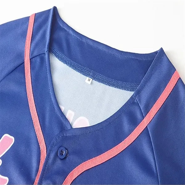 Customized Shirt Jersey Pinstripe