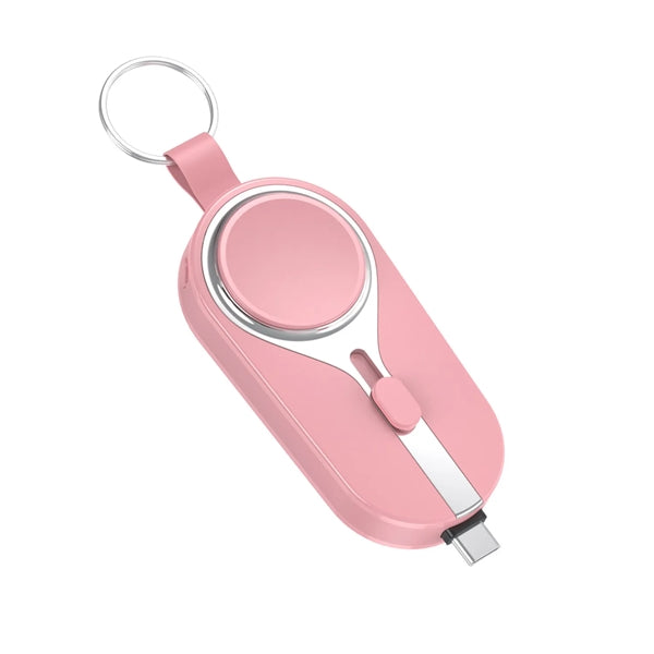 2000 mAh 2-in-1 Mini Power Bank With Keychain