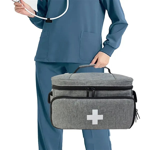 First Aid Bag Emergency Treatments Medicine Multi-Pocket