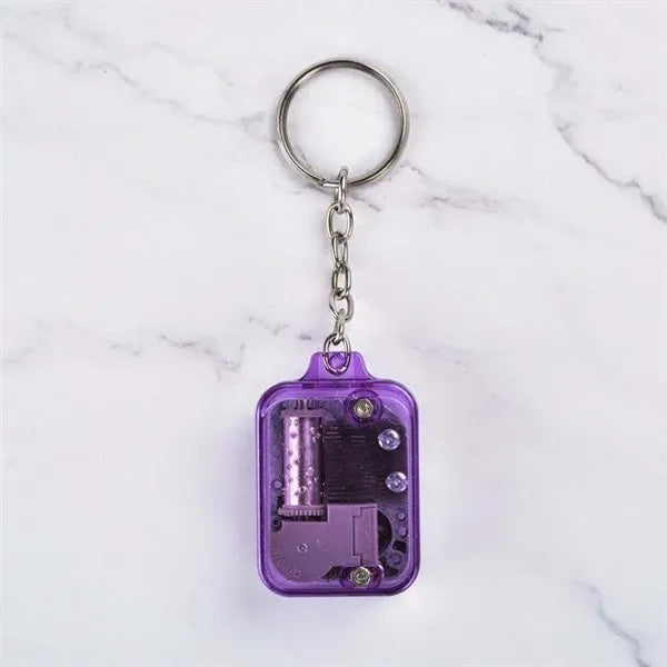 Unique Acrylic Music Box Keychain