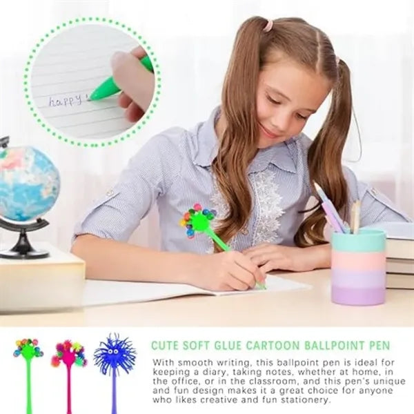 Fun Stress Ball Cartoon Ballpoint Pen