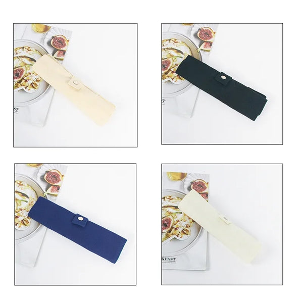 8pcs Eco-Friendly Bamboo Cutlery Tableware Set