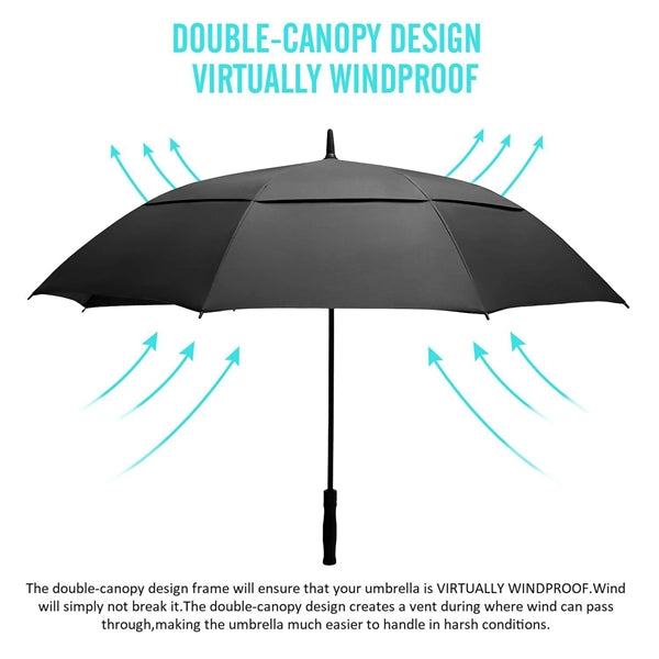 Automatic Open Golf Umbrella Rain