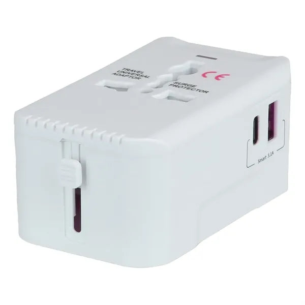 Universal Adapter w/ USB-A & USB-C Ports