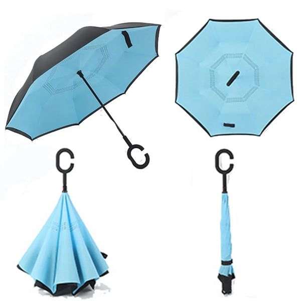 Custom 23 Inch Automatic Inverted Umbrella