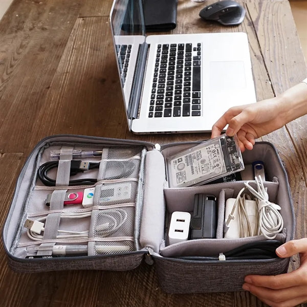 Electronic Cable Organizer Bag