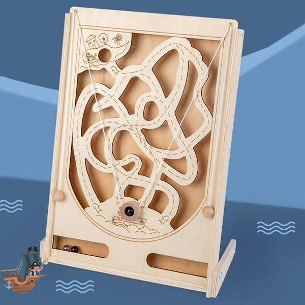 Wooden Board Toys Interactive Pinball Exercise
