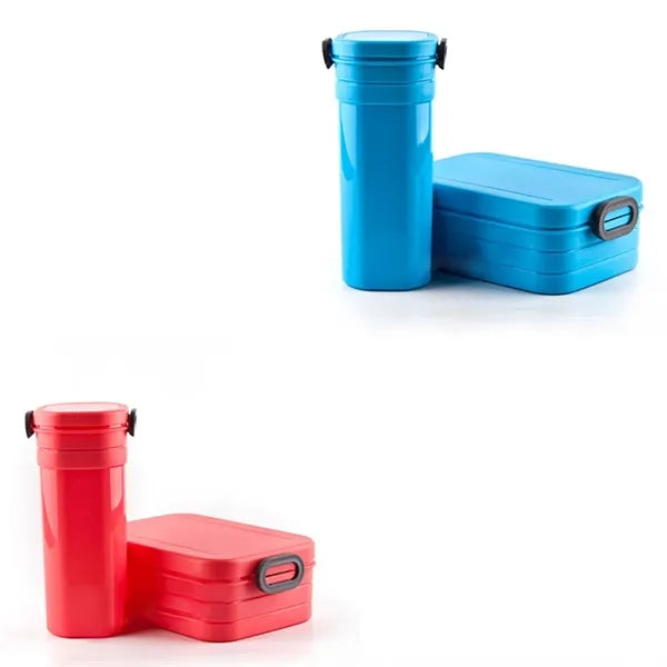 Compartment Lunch Box With Bottle