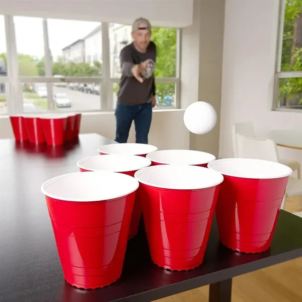 Giant Yard Pong Game Durable Cups
