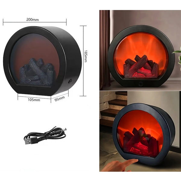 Fireplace Light USB & Battery Powered