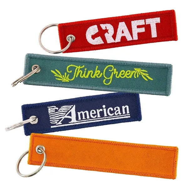 Embroidered Flight Keytag