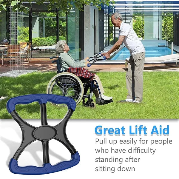 Lift Assist Standing Aid-Handicap Bar w No-Slip Grip Handles