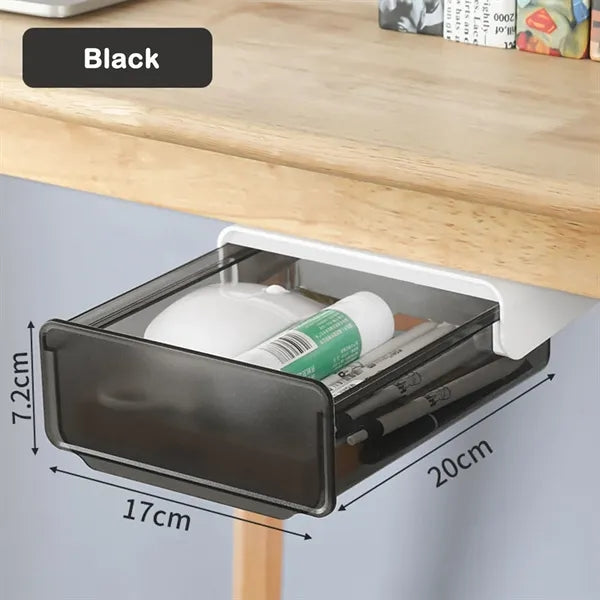 Under Desk Storage Drawer Self-Adhesive