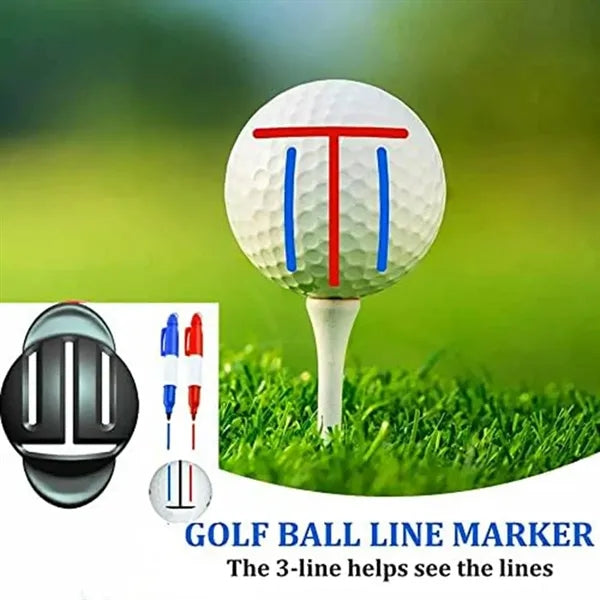 8 Pieces Precision Golf Ball Line Drawing Marker