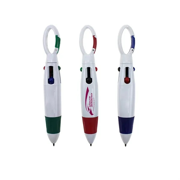 4-in-1 Multicolor Office School Retractable Ballpoint Pen