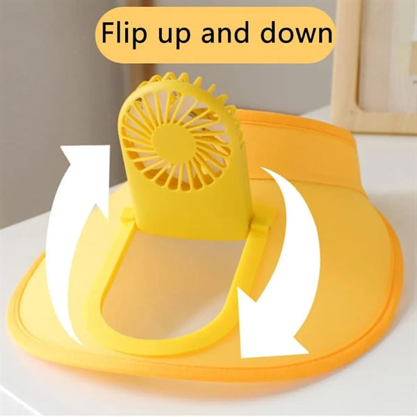 Sun Visors Hat With Fan