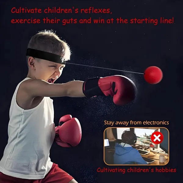 Boxing Reflex Ball Headband Set