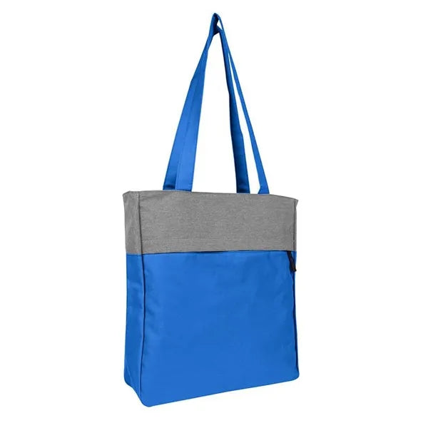 Heathered Polyester Tote Bag