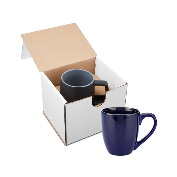 15oz Bistro Style Ceramic Mug Gift Set
