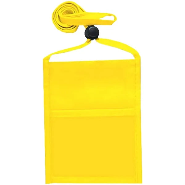 Economy Single Pocket Wallet with Lanyard
