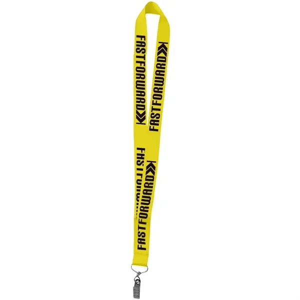 1" Polyester Silkscreen Lanyard