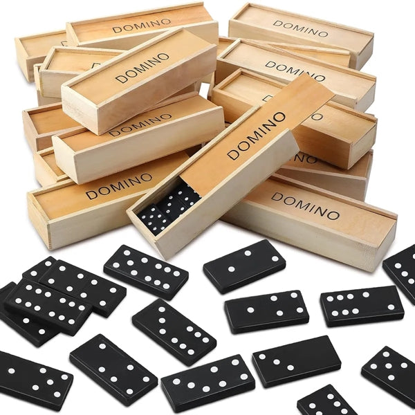 Wooden Dominoes Set