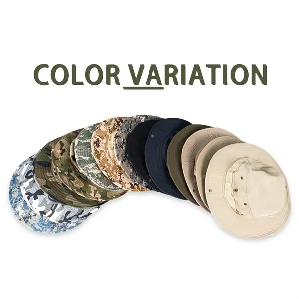 Fishing Safari Bucket Hat Camouflage Tactical Cap