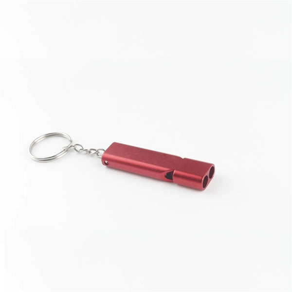 Safety aluminum alloy Camping Whistles with Keyring