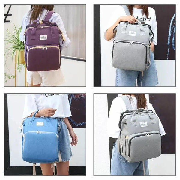 Trendy Diaper Changing Backpack