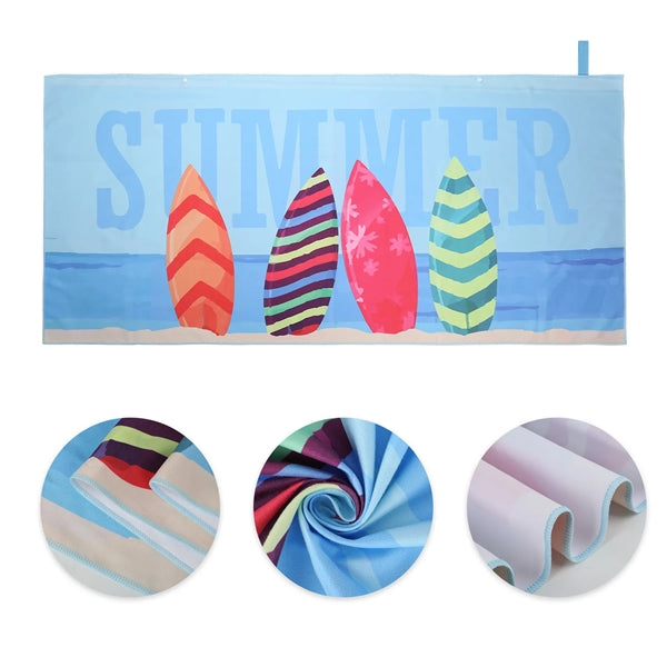 Dye-Sublimation Velour Beach Towel ( 32'' x 70'' )