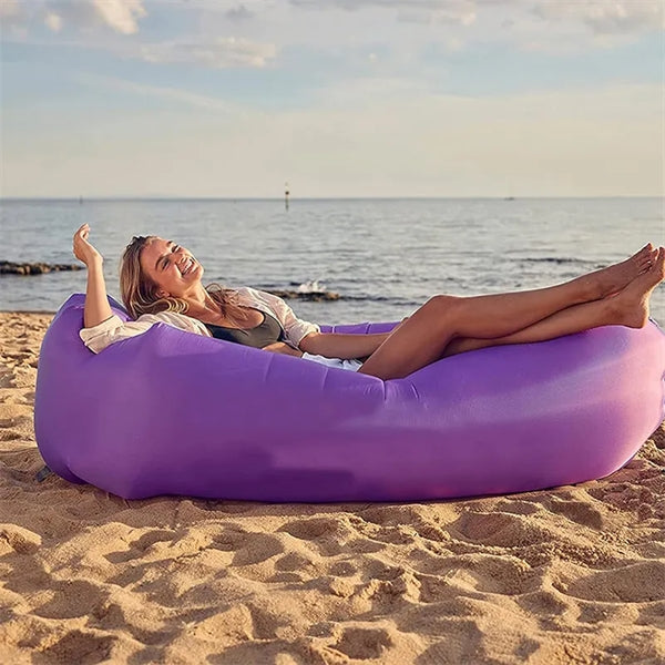 90x 27In Portable Inflatable Lounger Air Sofa