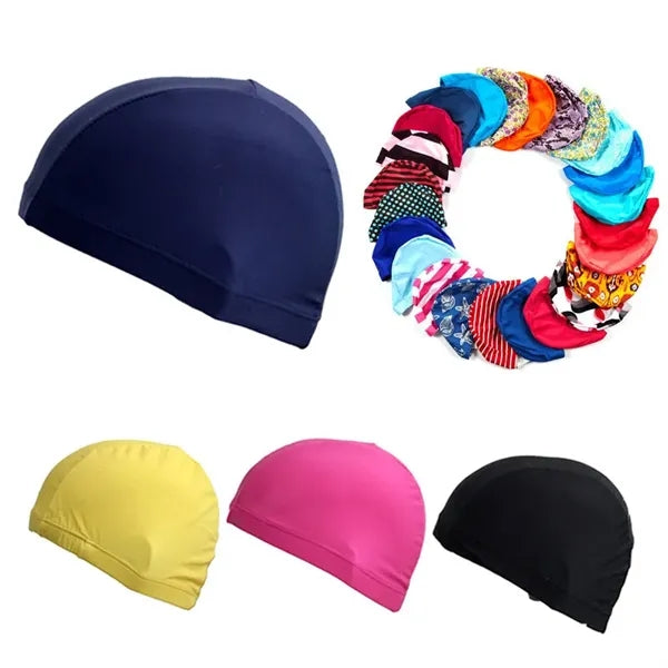 Spandex Kids Pool Swimming Caps