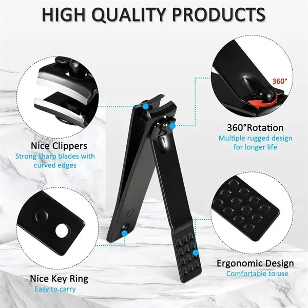 26 Pieces Stainless Steel Manicure Set Nail Clipper Kit