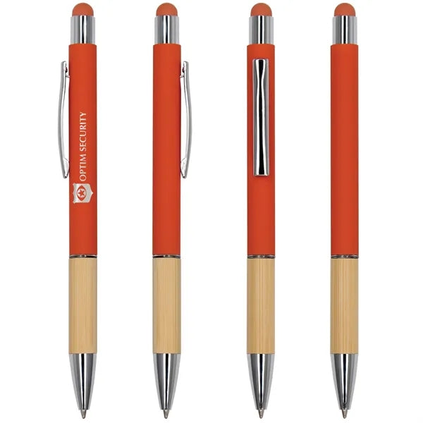 Saratoga Bamboo Grip Stylus Pen