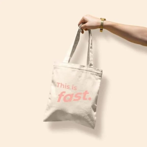 THIS IS FAST MAIN SQUEEZE - NATURAL CANVAS