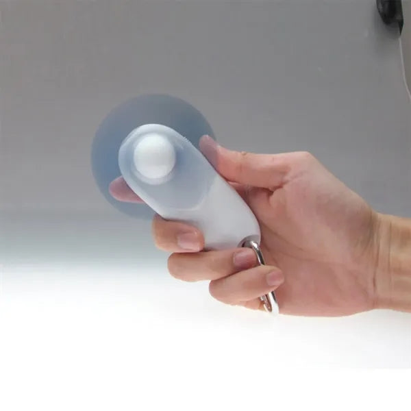 Cute Portable Mini Fan with Light & Carabiner