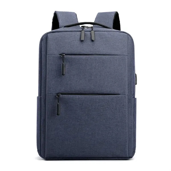 15.6-inch Durable USB Charging Port Backpack Laptop Bag