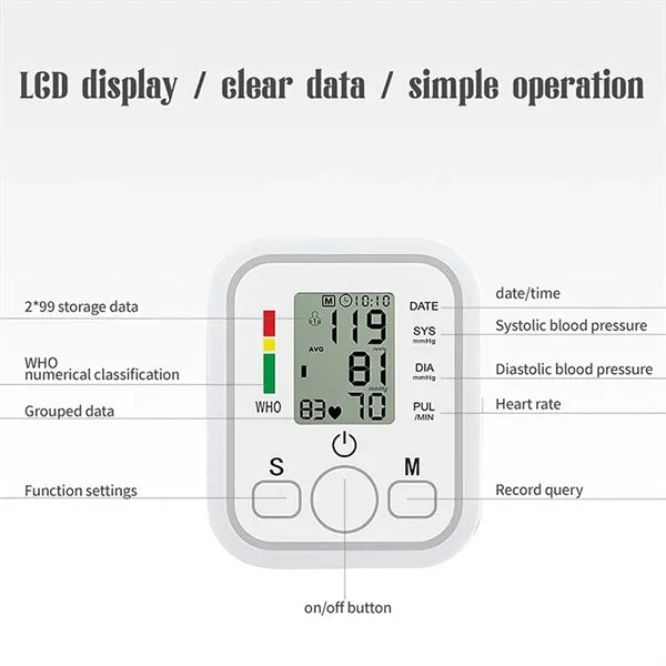 Arm Blood Pressure Monitor