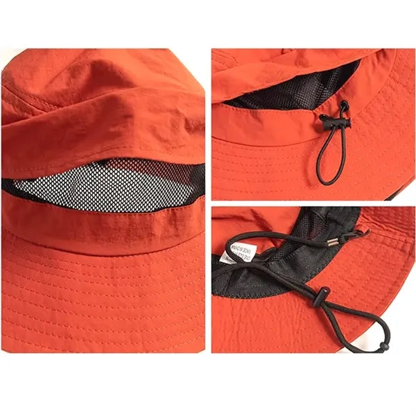 Unisex Thin Quick-dry Foldable Hat For Outdoor Camping