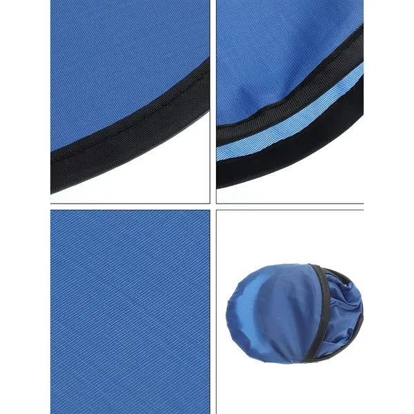 10" Folding Flying Disk With Pouch