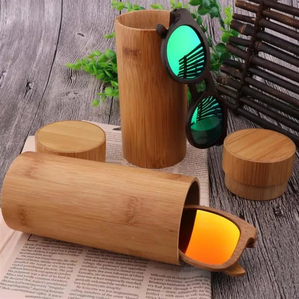 Natural Bamboo Sunglasses Case