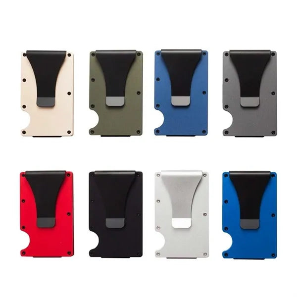 Metal Slim Minimalist Credit Card Clip Wallet
