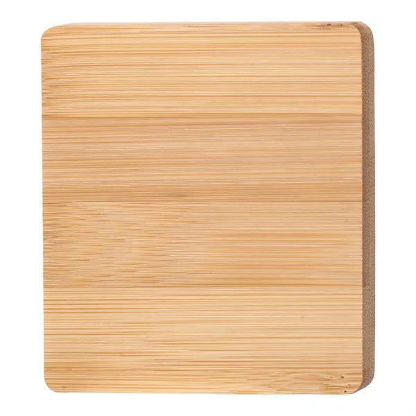 Bamboo Coaster W/ Built-in Bottle Opener