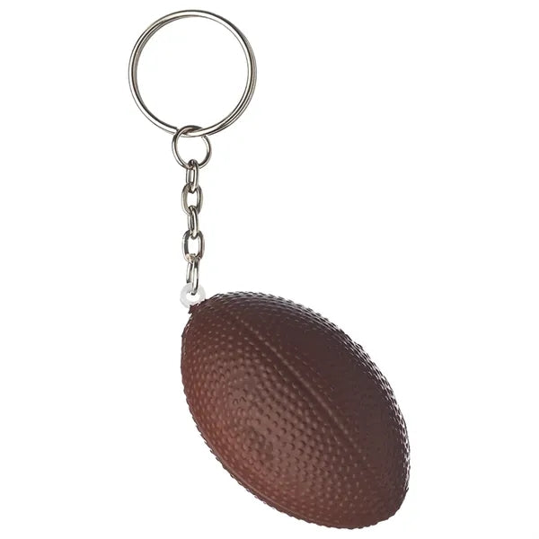 Foot Ball Shaped Stress Reliever w/ Keychains