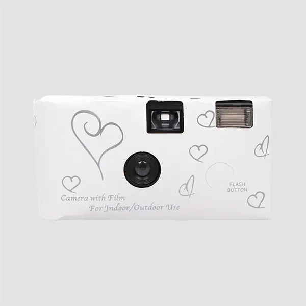17 Photos Disposable Black & White Film Camera with Flash