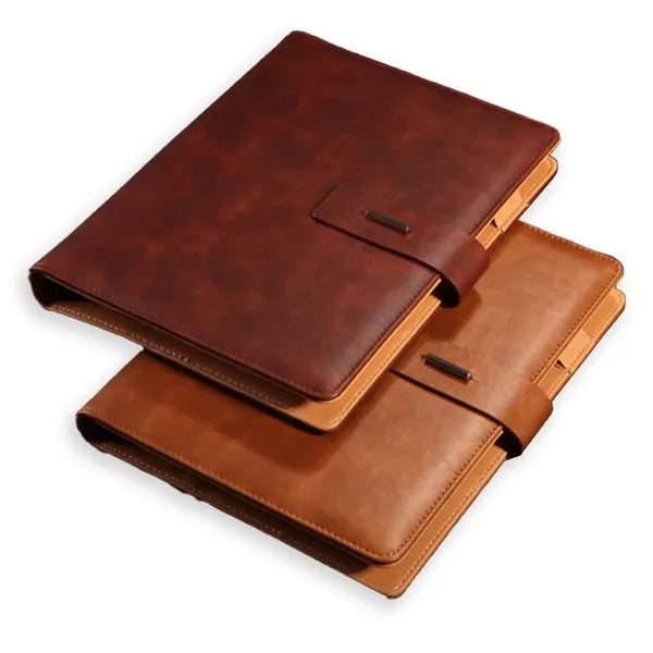 A5 Journal Binder Leather Premium Business Diary Notebook